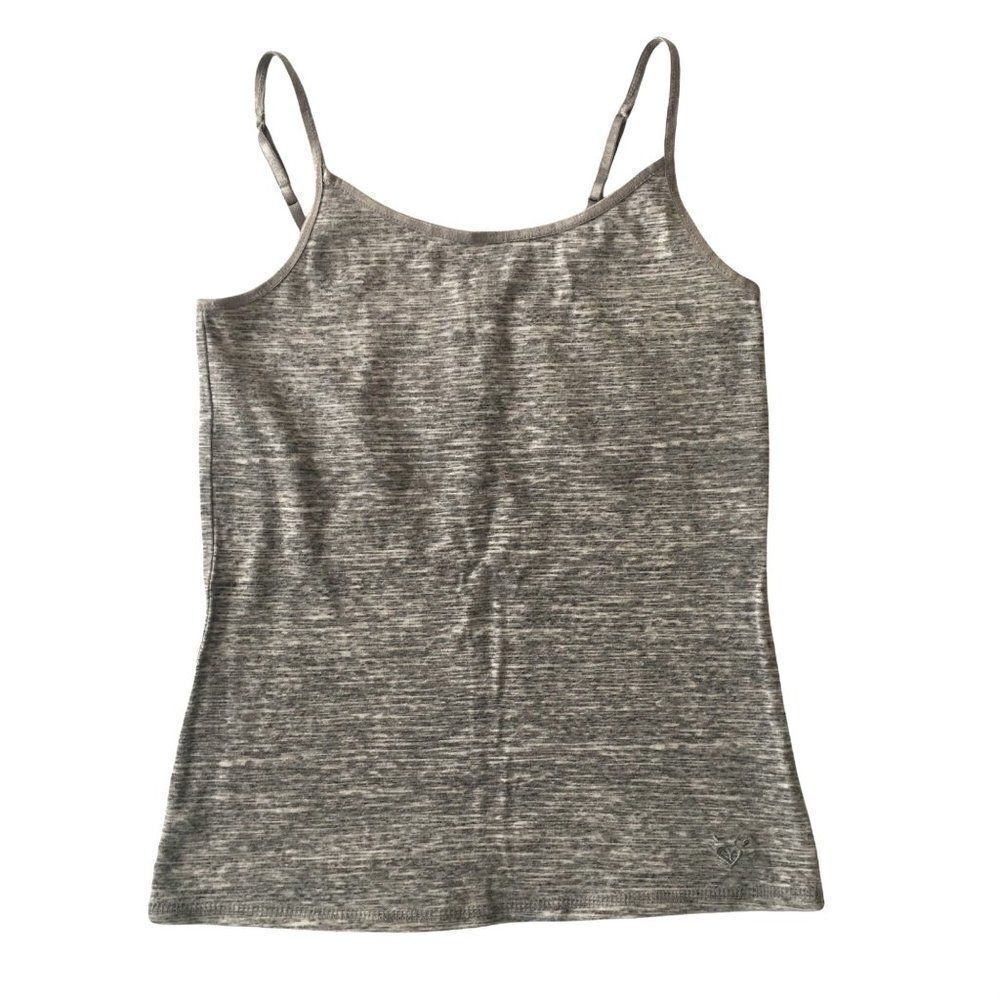 Justice cotton spaghetti strap top in grey - Picture 1 of 4